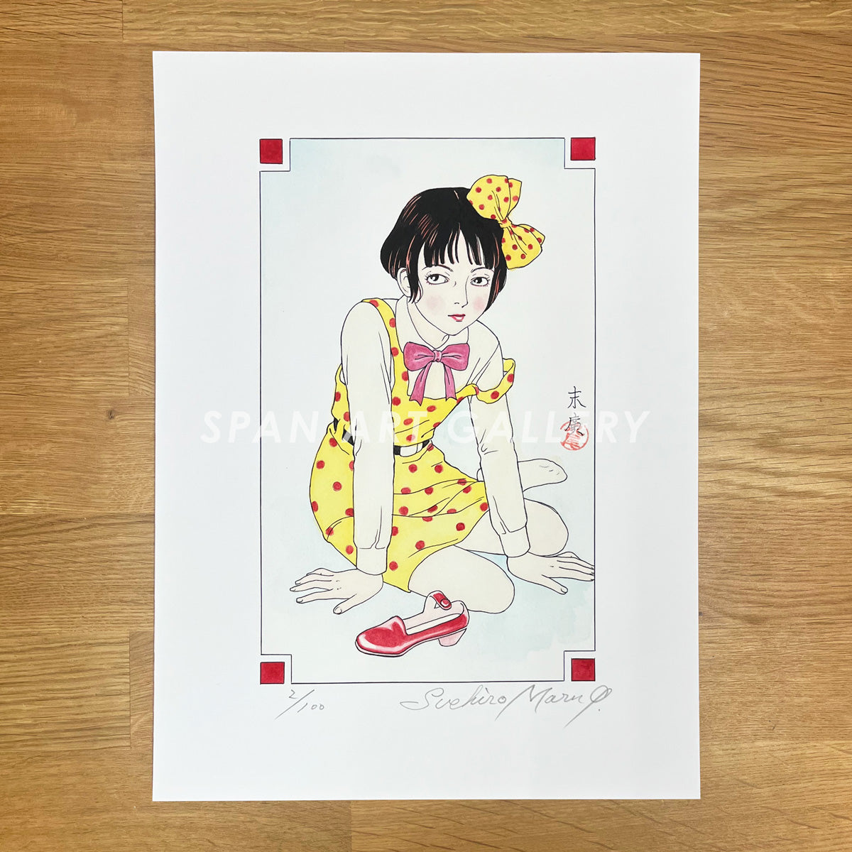 Reproductions of original drawing "No.12「みどりちゃん11」" by Suehiro Maruo