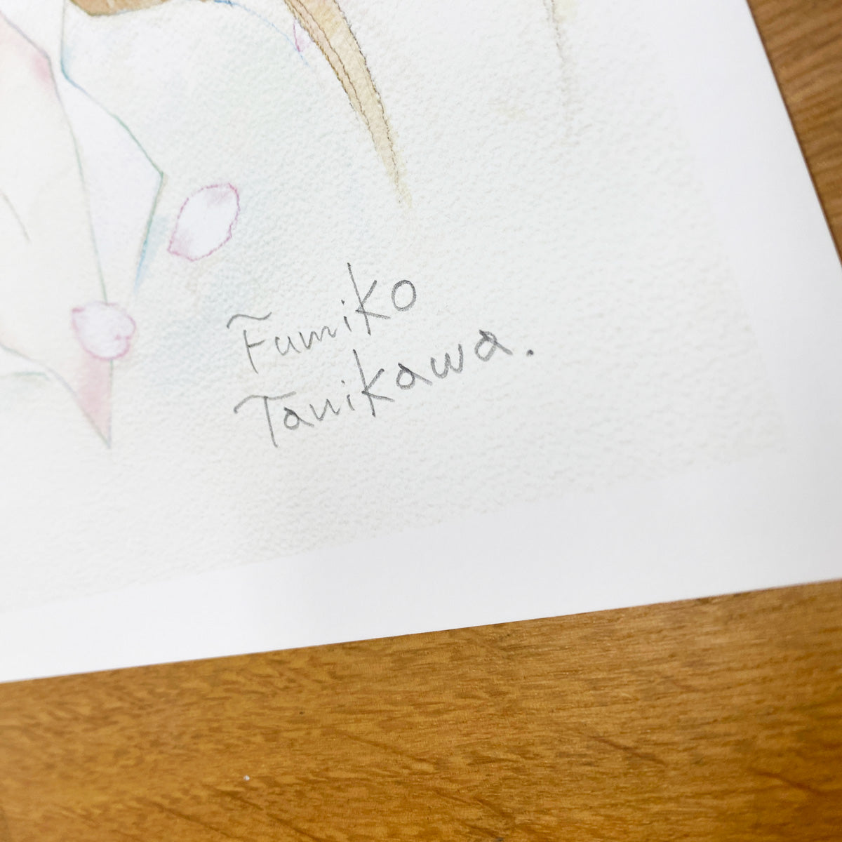 Reproductions of original drawing "No.1" by Fumiko Tanikawa