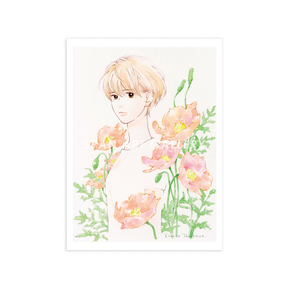 Reproductions of original drawing "No.2" by Fumiko Tanikawa