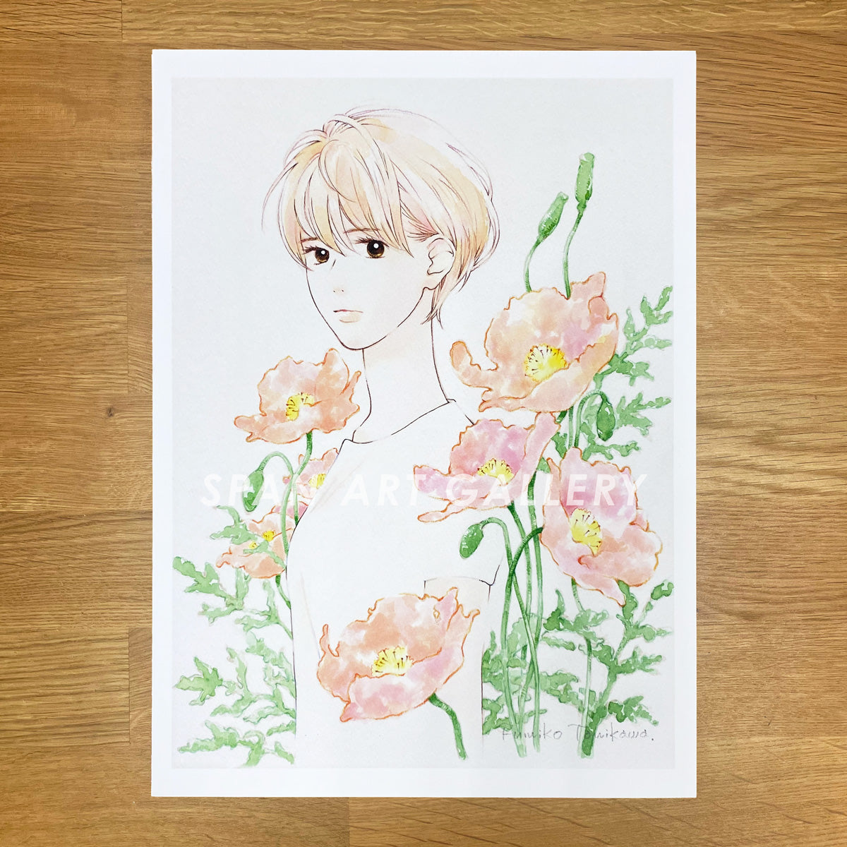 Reproductions of original drawing "No.2" by Fumiko Tanikawa