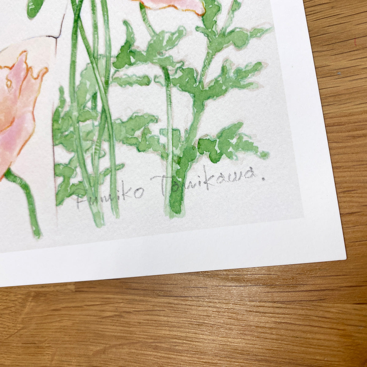 Reproductions of original drawing "No.2" by Fumiko Tanikawa