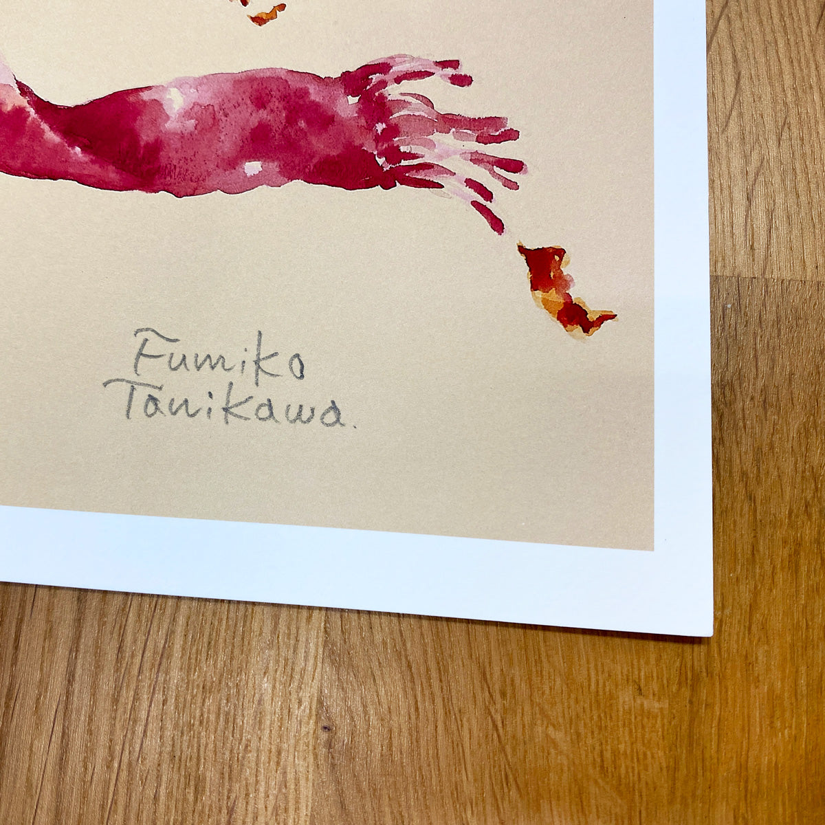 Reproductions of original drawing "No.3" by Fumiko Tanikawa