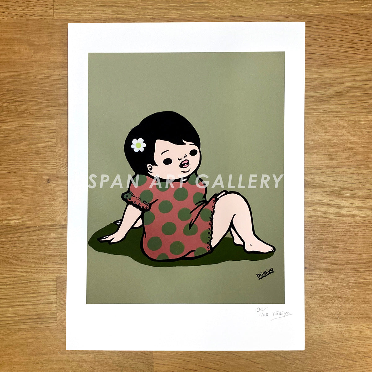 Reproductions of original drawing "No.3「girl」" by Mimiyo Tomozawa