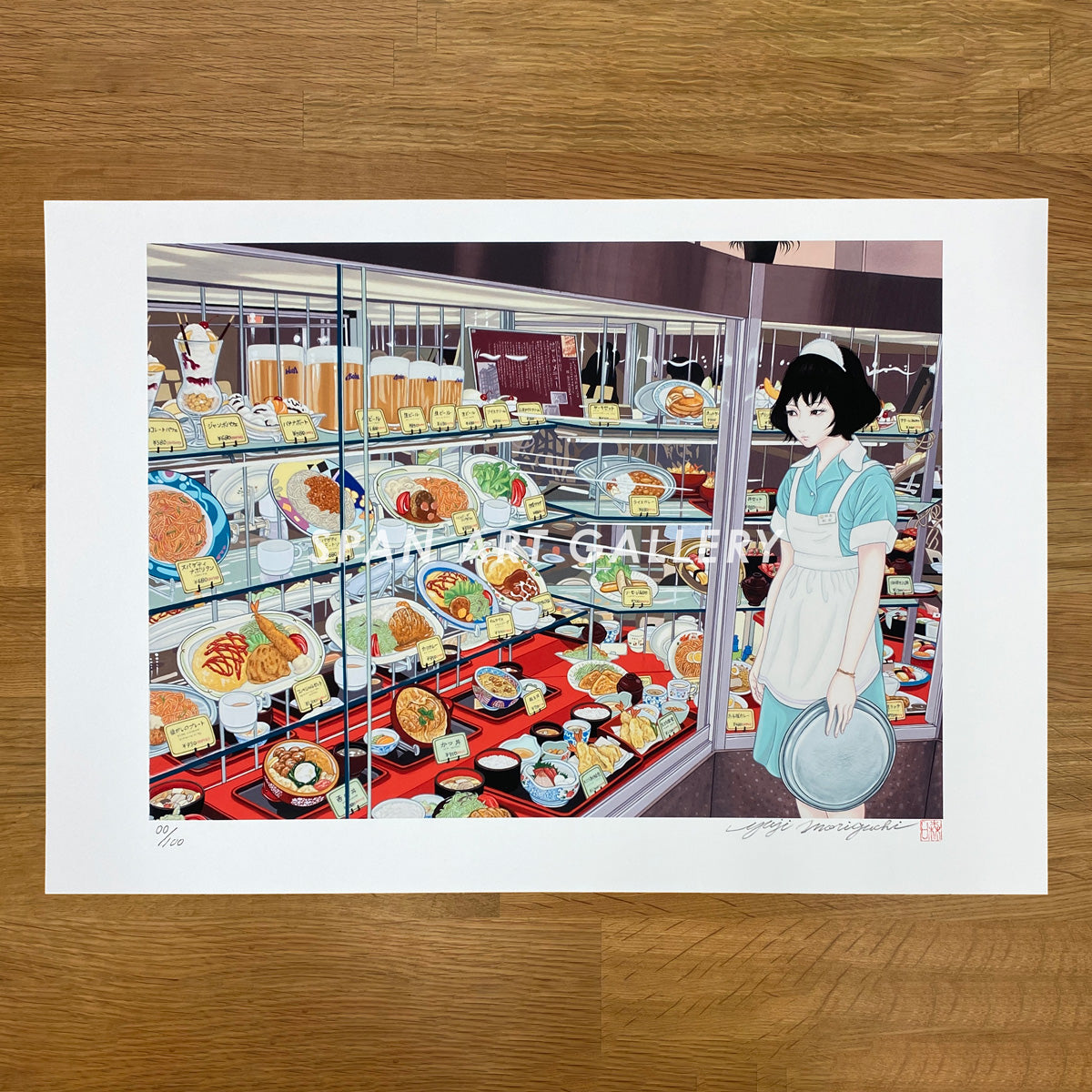 Reproductions of original drawing "No.4 Ennui afternoon silence " by Yuji Moriguchi