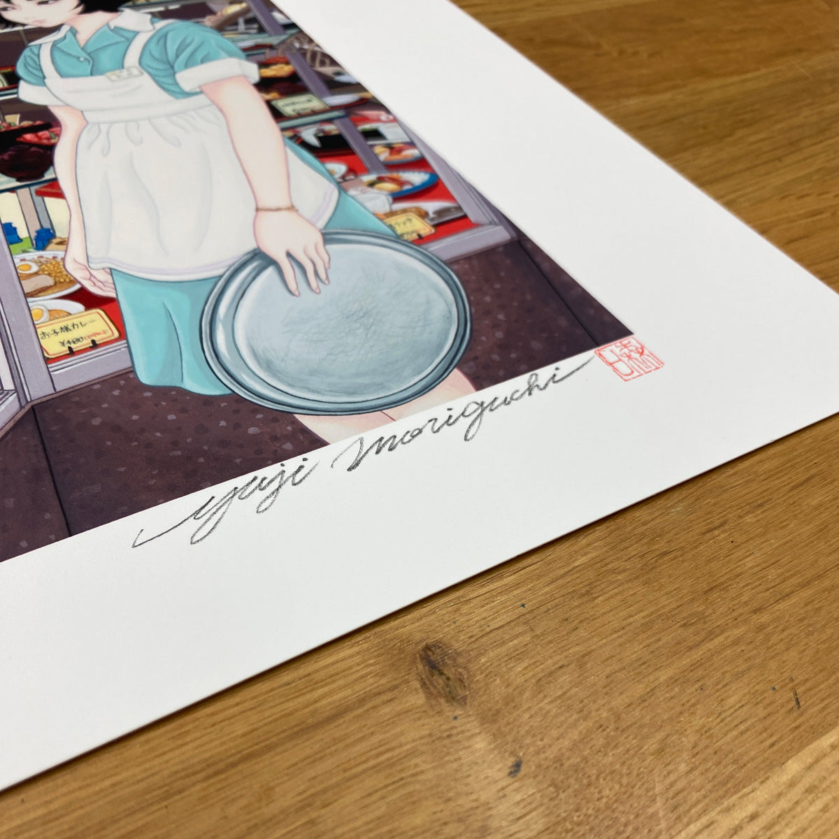Reproductions of original drawing "No.4 Ennui afternoon silence " by Yuji Moriguchi