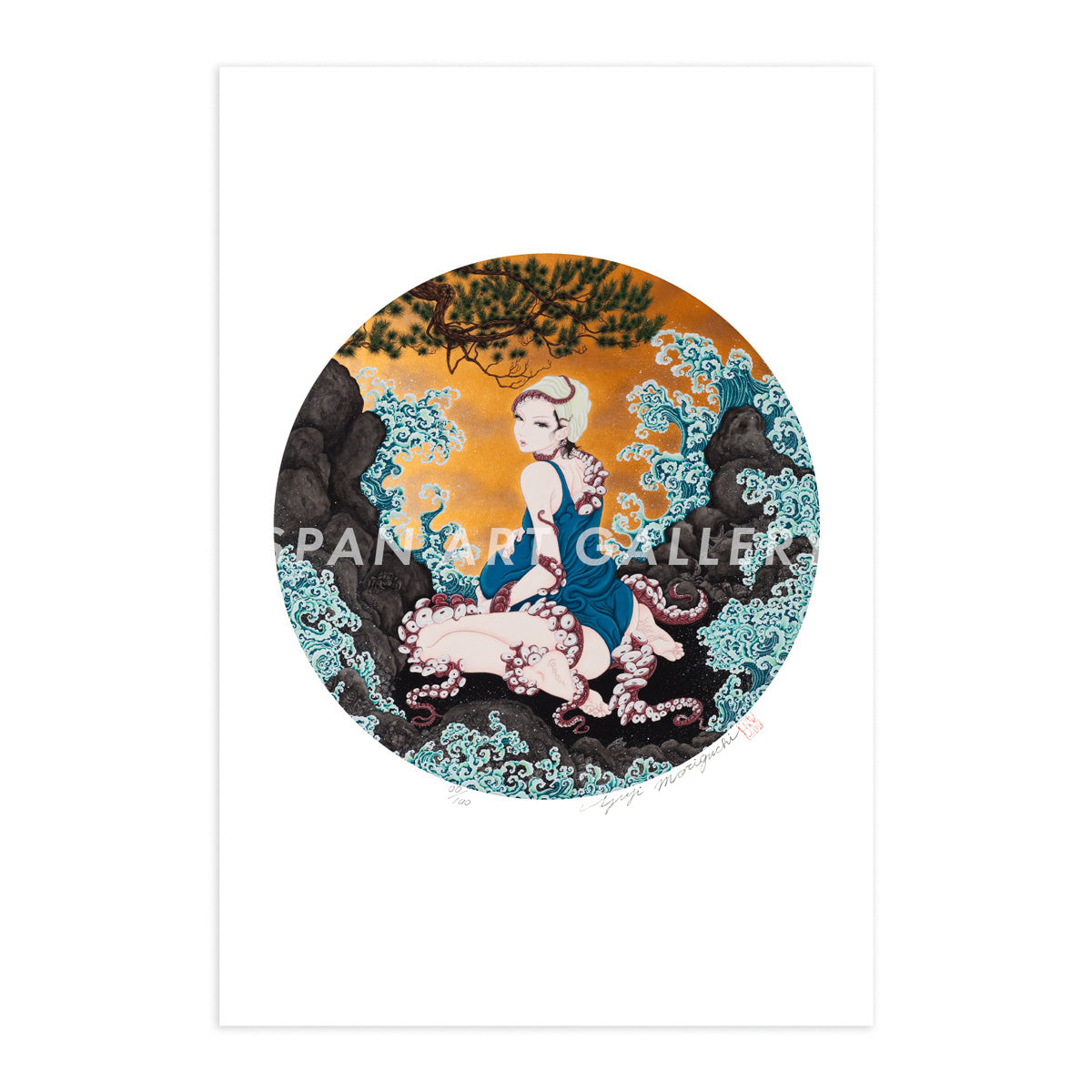 Reproductions of original drawing "No.6 Forbidden Sanctuary" by Yuji Moriguchi