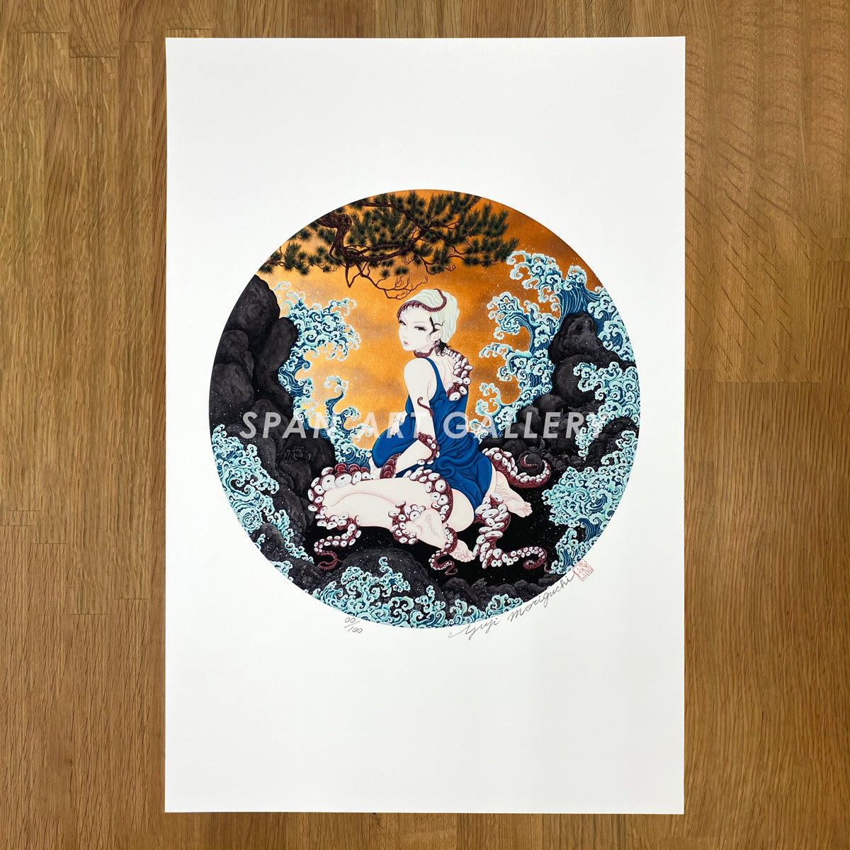 Reproductions of original drawing "No.6 Forbidden Sanctuary" by Yuji Moriguchi