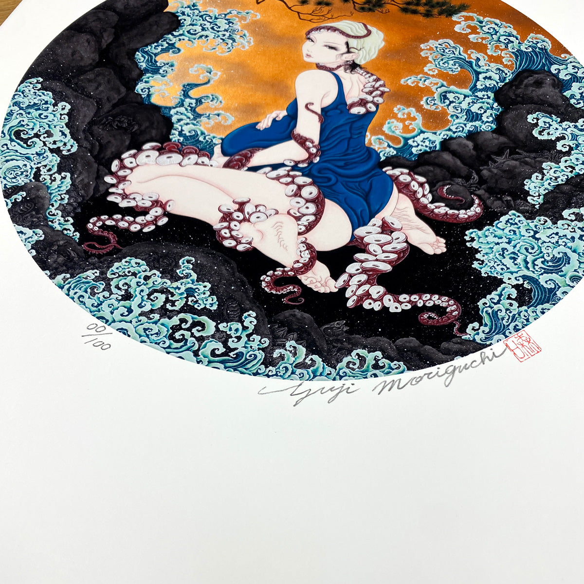 Reproductions of original drawing "No.6 Forbidden Sanctuary" by Yuji Moriguchi