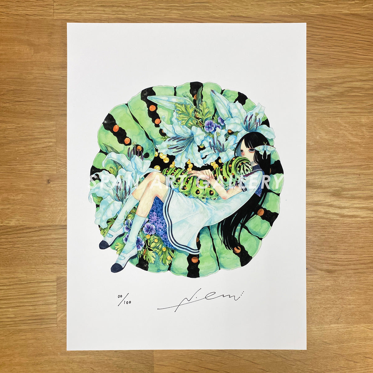 Reproductions of original drawing "No.1「eggshell1博愛について」" by Em Nishiduka