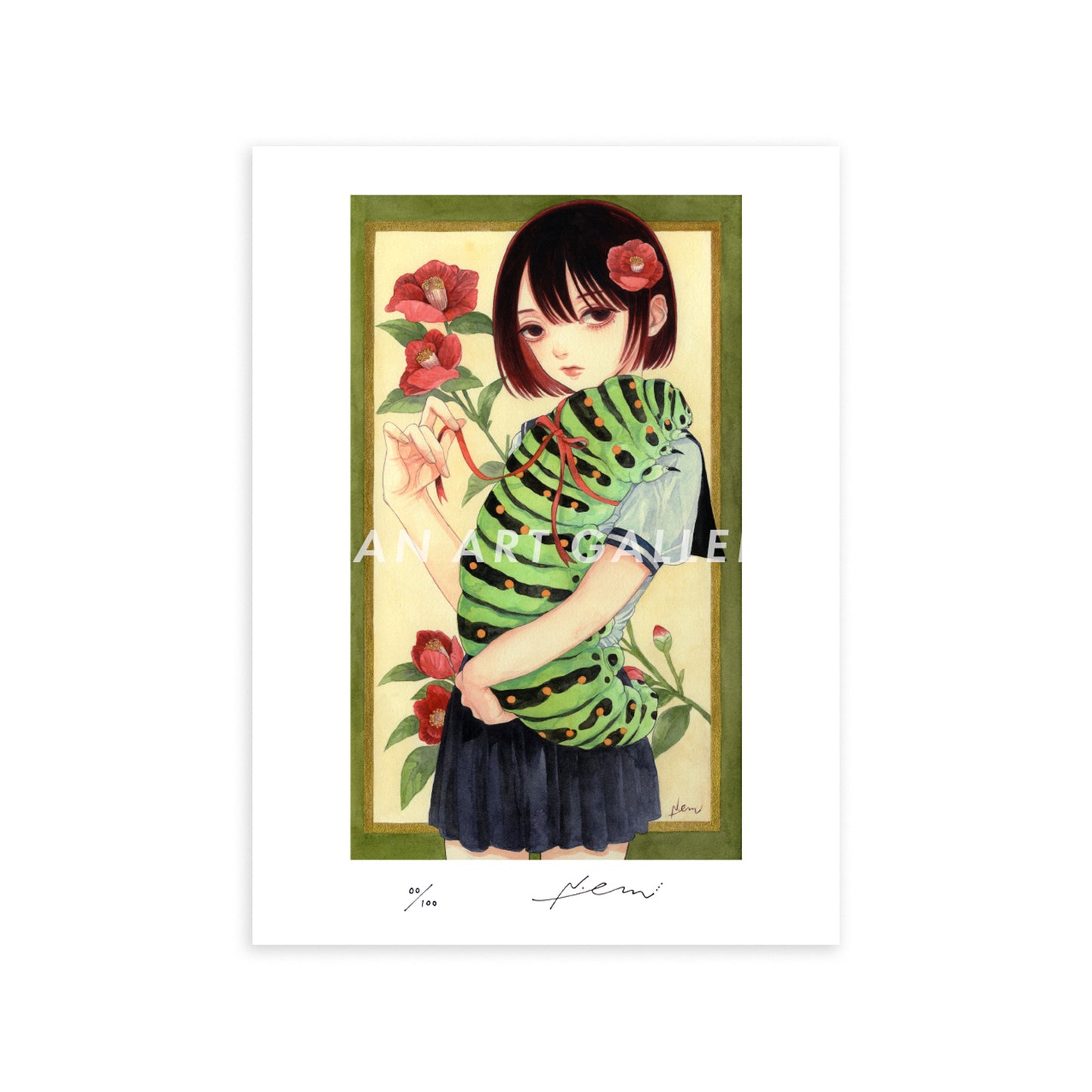 Reproductions of original drawing "No.3「赤い目印」" by Em Nishiduka