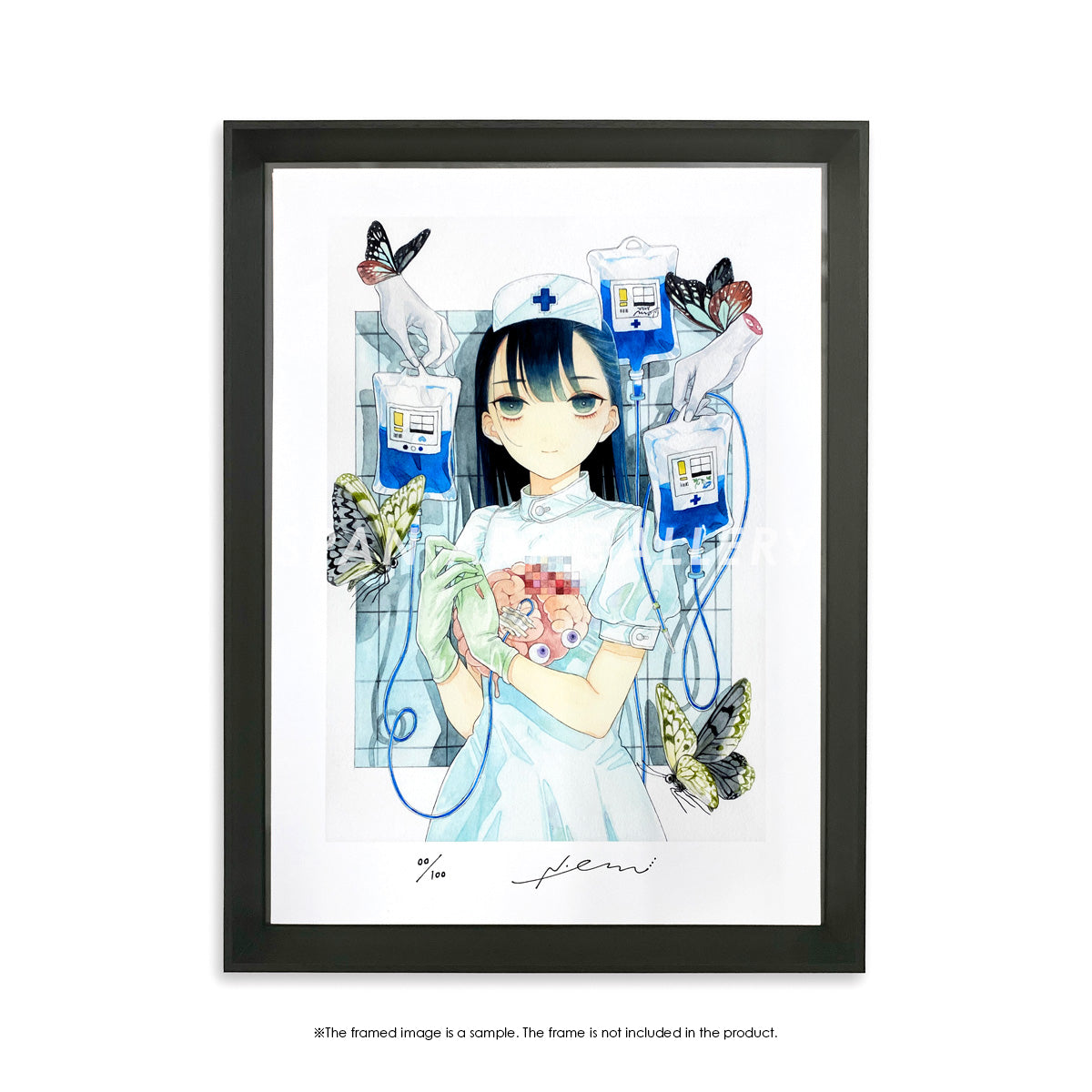 Reproductions of original drawing "No.4「おくすり投与」" by Em Nishiduka