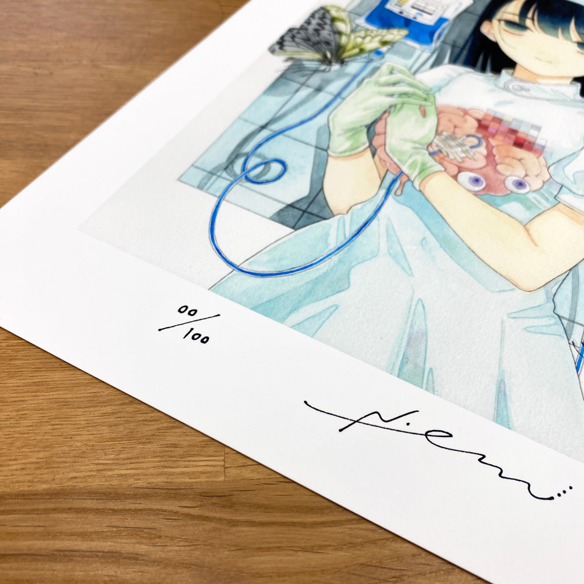 Reproductions of original drawing "No.4「おくすり投与」" by Em Nishiduka