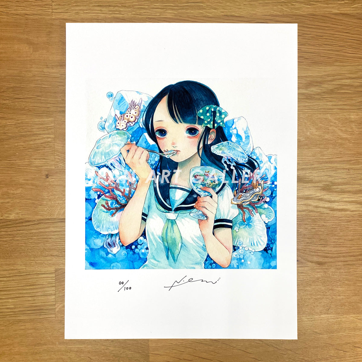 Reproductions of original drawing "No.2「うみうしソーダ」" by Em Nishiduka