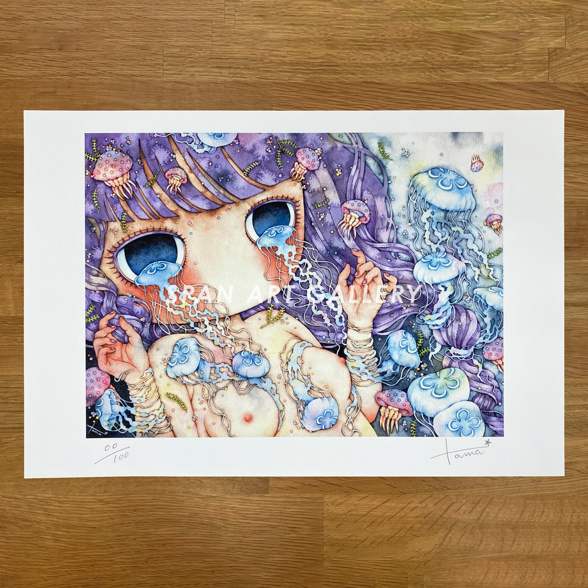 Reproductions of original drawing "No.2「nothing but sadness」" by Tama