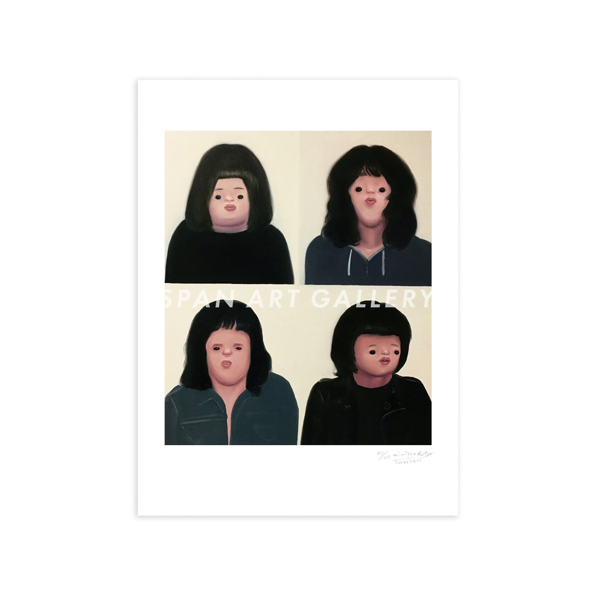 Reproductions of original drawing "No.1「hairstyes like RAMONES」" by Tororoen