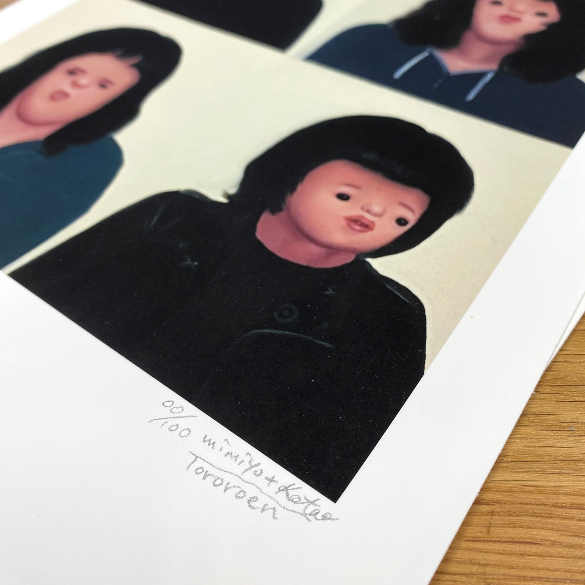 Reproductions of original drawing "No.1「hairstyes like RAMONES」" by Tororoen