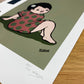 Reproductions of original drawing "No.3「girl」" by Mimiyo Tomozawa