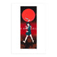 Reproductions of original drawing "No.3 Red moon" by Yuji Moriguchi