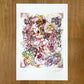 Reproductions of original drawing "No.1 masochistic pink" by Tama