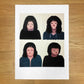 Reproductions of original drawing "No.1「hairstyes like RAMONES」" by Tororoen